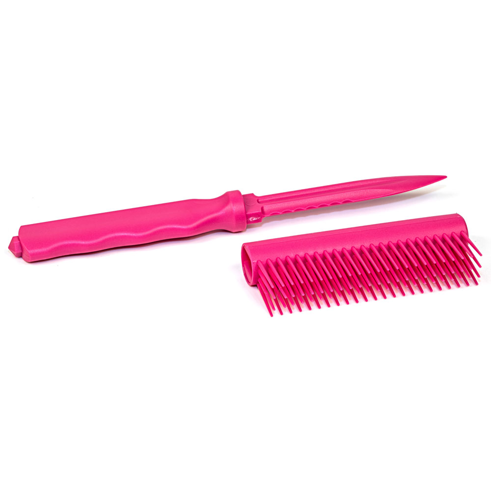 Pink Color Plastic Brush Knife view 2